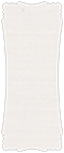 Linen Natural White Victorian Card 4 x 9 1/4