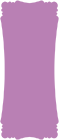 Plum Punch Victorian Card 4 x 9 1/4