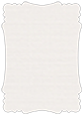 Linen Natural White Victorian Card 5 x 7