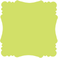 Citrus Green Victorian Card 7 1/4 x 7 1/4 - 25/Pk