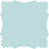 Textured Aquamarine Victorian Card 7 1/4 x 7 1/4 - 25/Pk