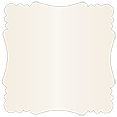 Pearlized Latte Victorian Card 7 1/4 x 7 1/4