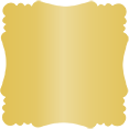 Gold Victorian Card 7 1/4 x 7 1/4